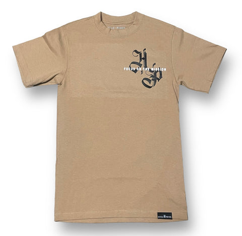 H&P STATE OF MIND TEE (SAND)