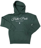 H&P CURSIVE LOGO HOODIE (ALPINE GREEN)