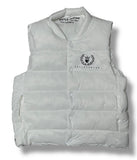 H&P PILLAR LOGO PUFFER VEST (WHITE)